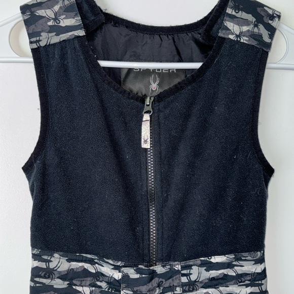 Spyder camo spider print snow bibs pants youth kids boys 5 - Picture 3 of 9